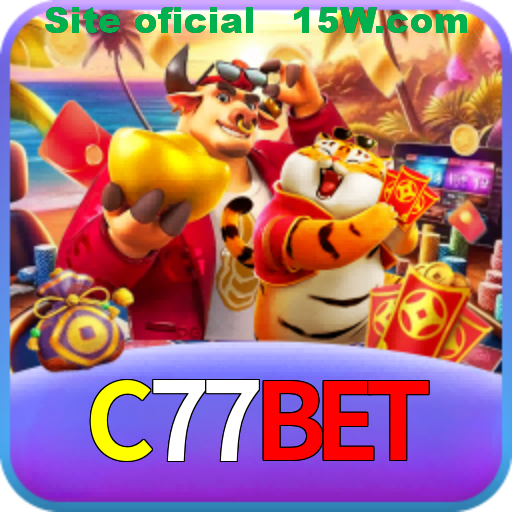 Imagem promocional da C77BET mostrando a plataforma e suas vantagens
